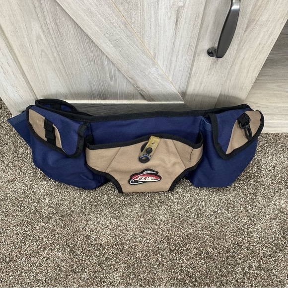 FLW Outdoors Fanny Pack Utility Belt Black and Brown Fly Fish Sports - Picture 5 of 10